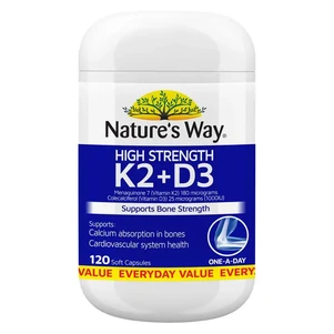 (PRE ORDER) Nature's Way K2+D3 120 Capsules shelf life 2yrs